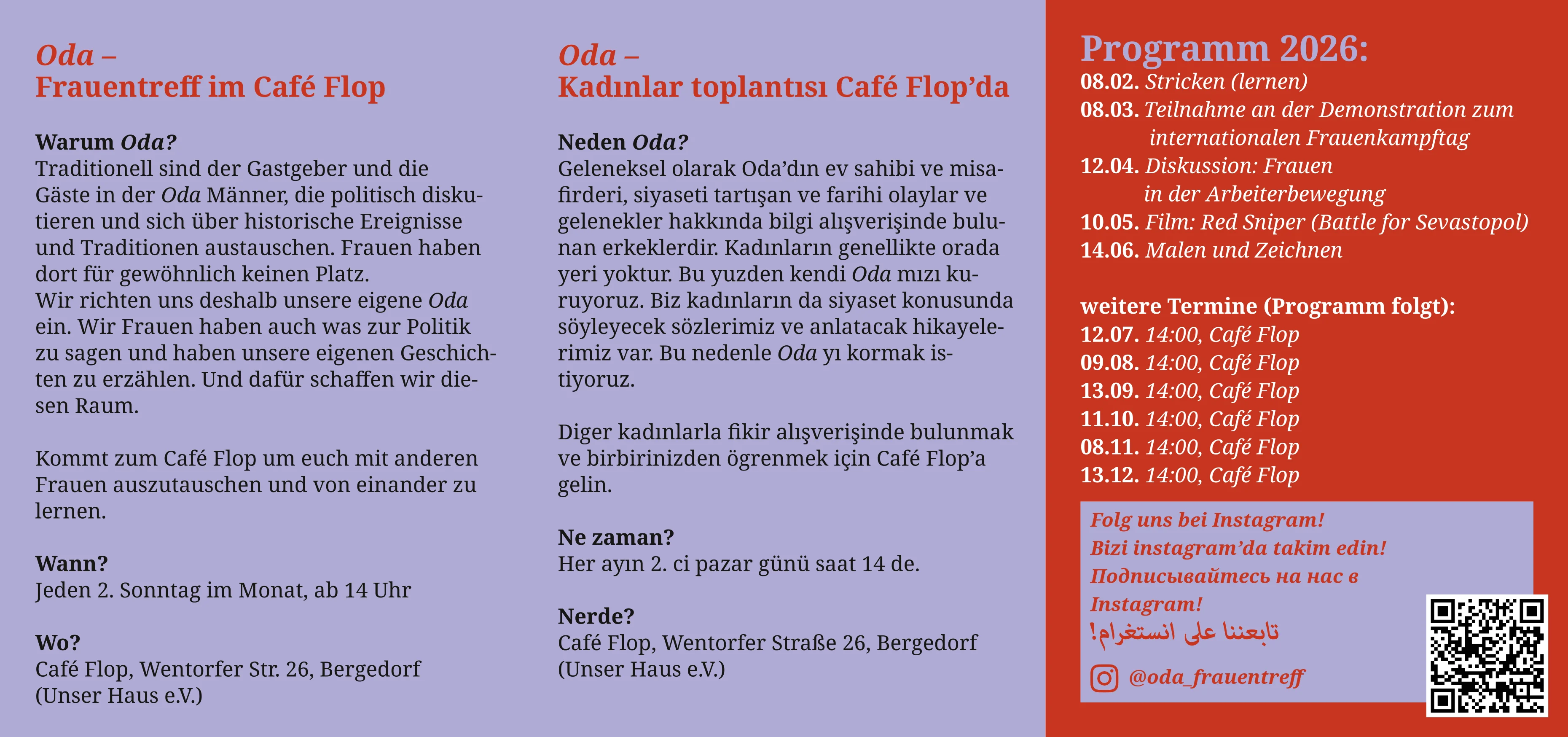 Flyer Oda Frauentreff, Seite 2